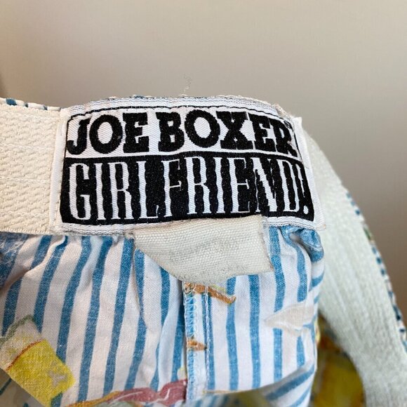 Vintage Joe Boxer Girlfriend Cocktail Glass PJ Shorts - Picture 4 of 4